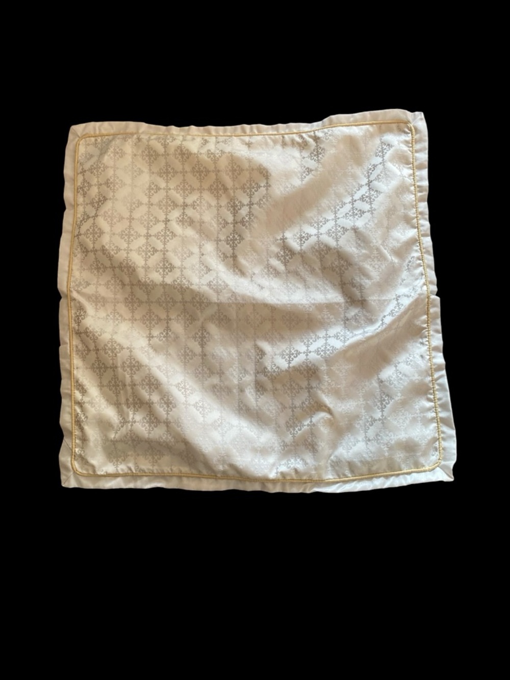 Martha Stewart Silver and Tan Euro Shams, Set of 2 - Picture 2 of 8